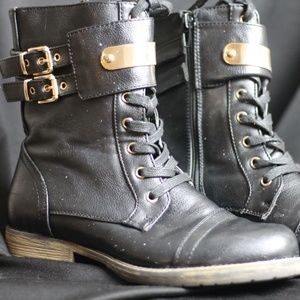 Black Combat Boots